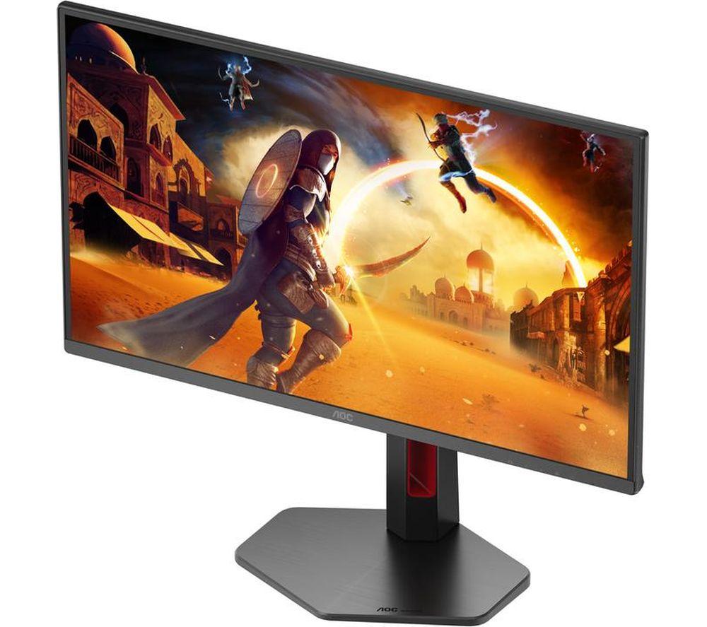 Monitor AOC Q25G4SR Quad HD LED Gaming de 25" - Rojo y Negro