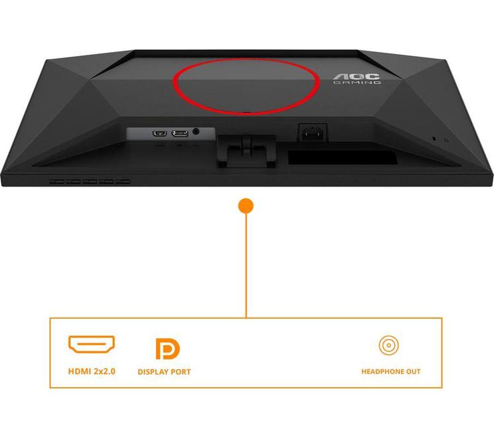 AOC Q24G4RE Quad HD 24" Fast IPS Gaming Monitor - Black