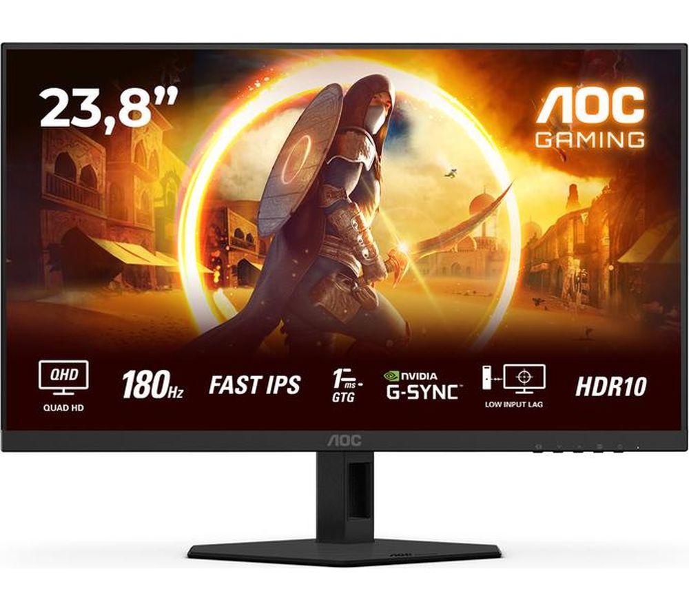 AOC Q24G4RE Quad HD 24" Fast IPS Gaming Monitor - Black