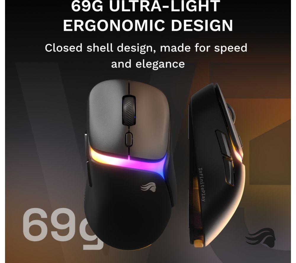 GLORIOUS Model D3 RGB Wireless Optical Gaming Mouse