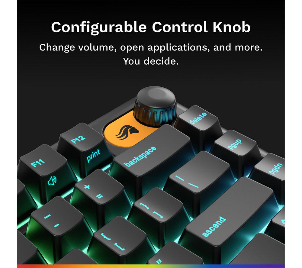 GLORIOUS GMBK 75% TKL Gaming Keyboard - Black
