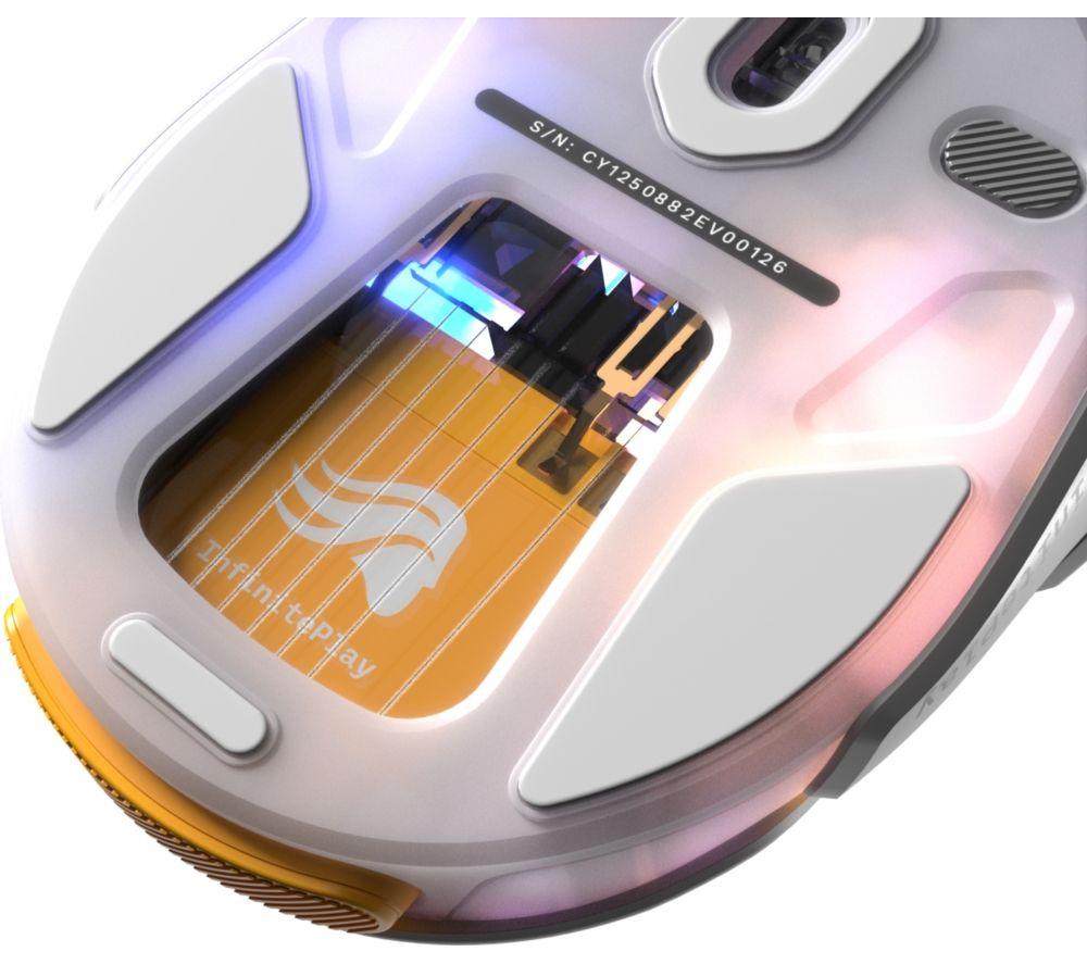 GLORIOUS Model O3 RGB Wireless Optical Gaming Mouse - White