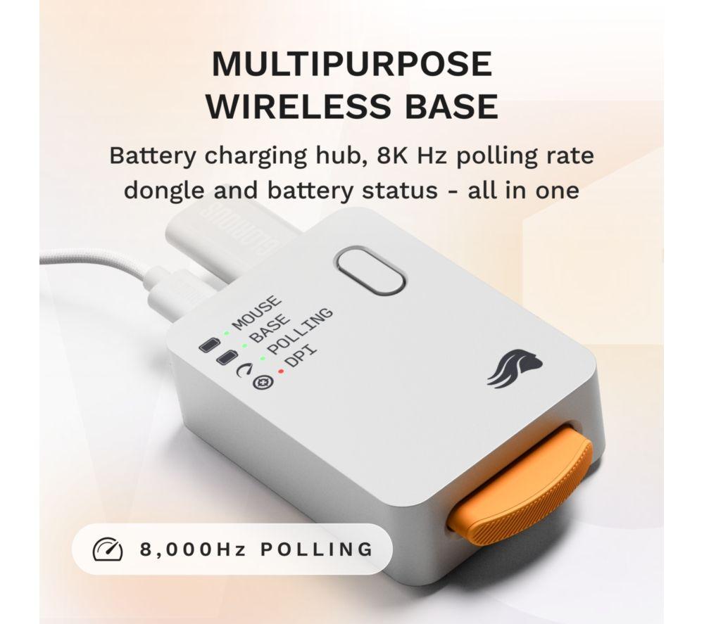 GLORIOUS Model O3 RGB Wireless Optical Gaming Mouse - White