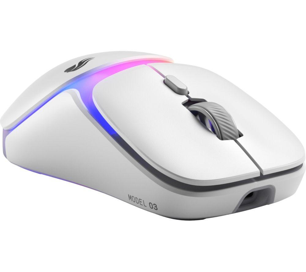 GLORIOUS Model O3 RGB Wireless Optical Gaming Mouse - White