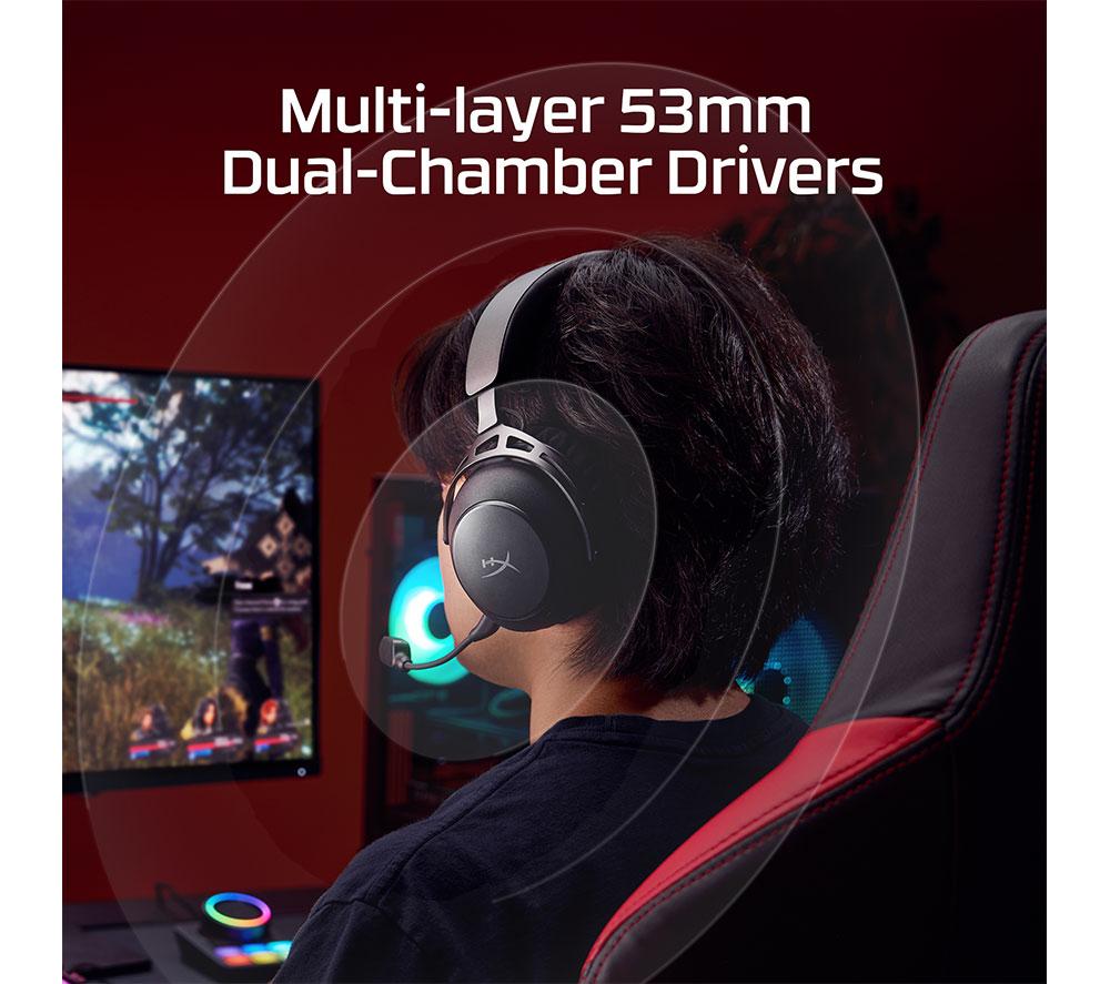 HYPERX Cloud Alpha 2 7.1 Wireless Gaming Headset – Schwarz