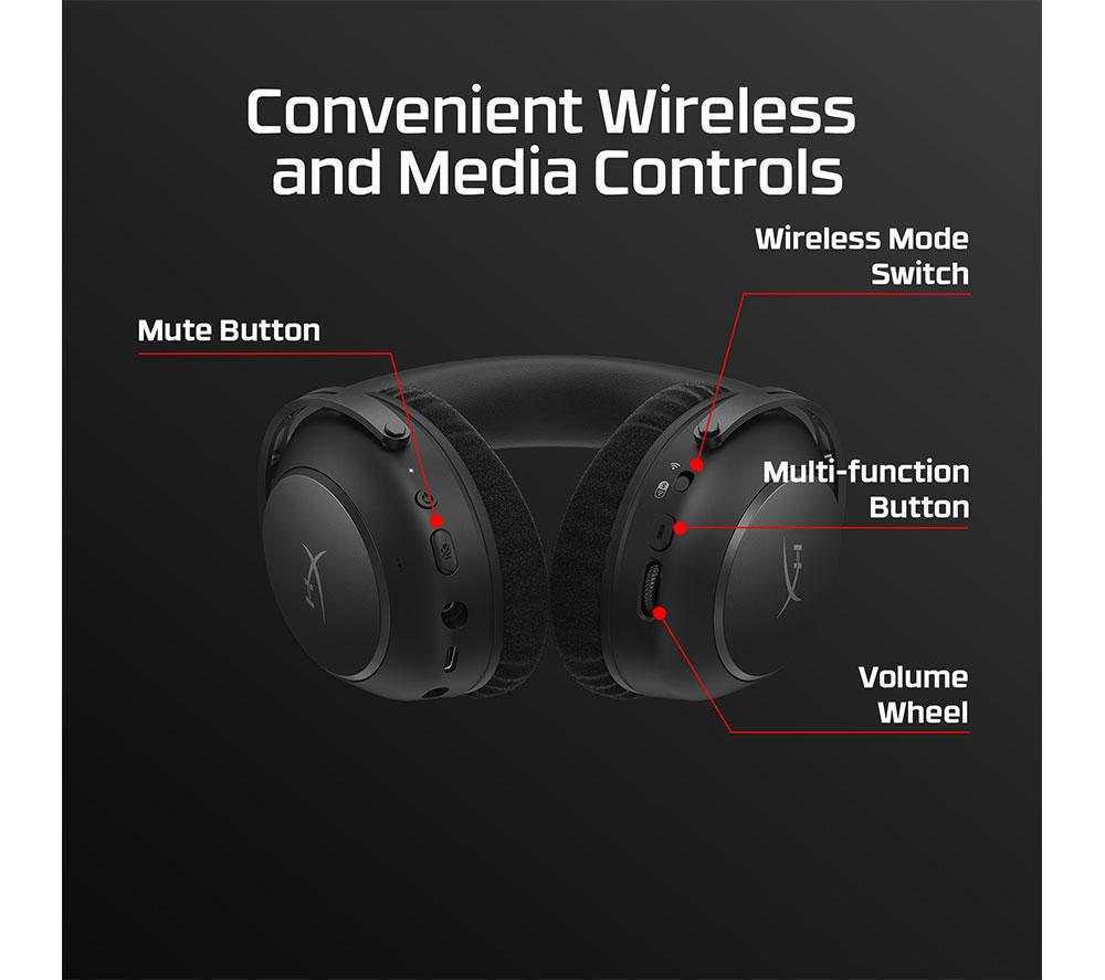 HYPERX Cloud Alpha 2 7.1 Wireless Gaming Headset – Schwarz