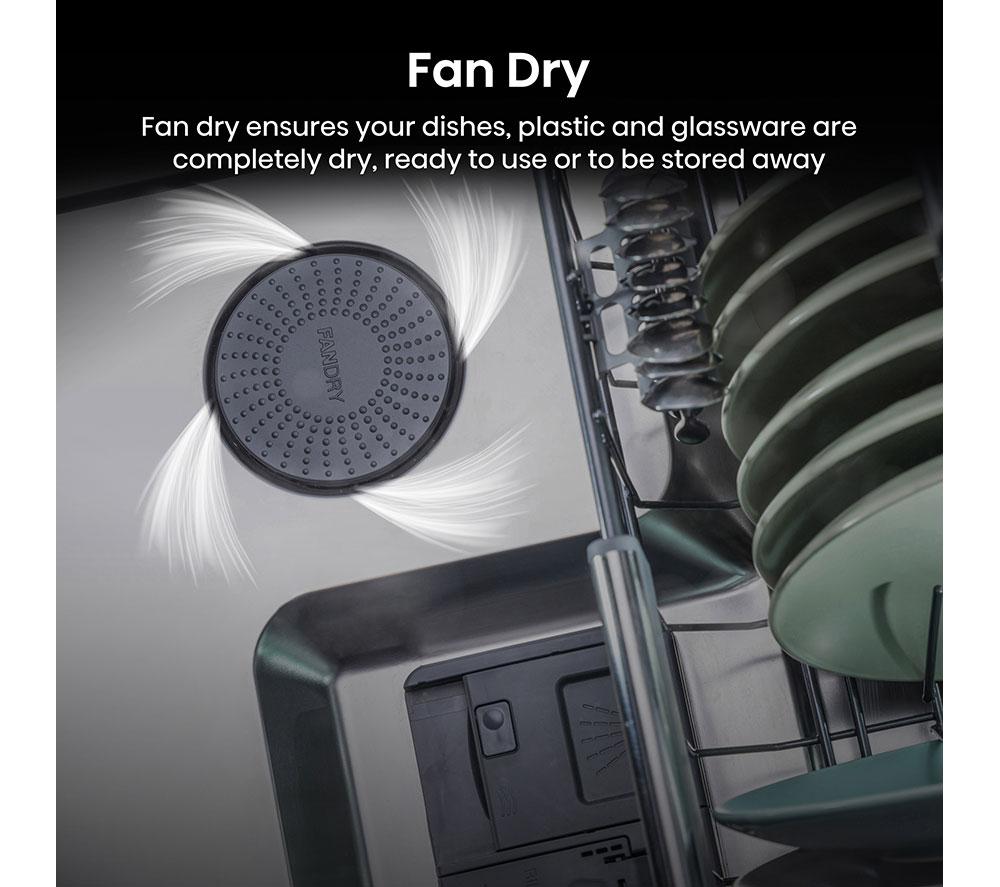 HISENSE Auto Dose HS693A90XADUK Full-size WiFi-enabled Dishwasher - Stainless Steel