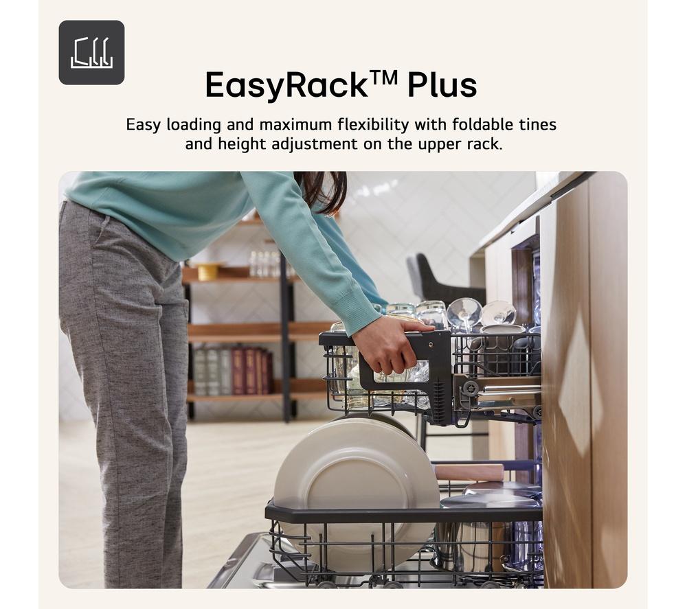 LG Series 5 QuadWash DF273FVS Full-Size WiFi-enabled Dishwasher - Silver