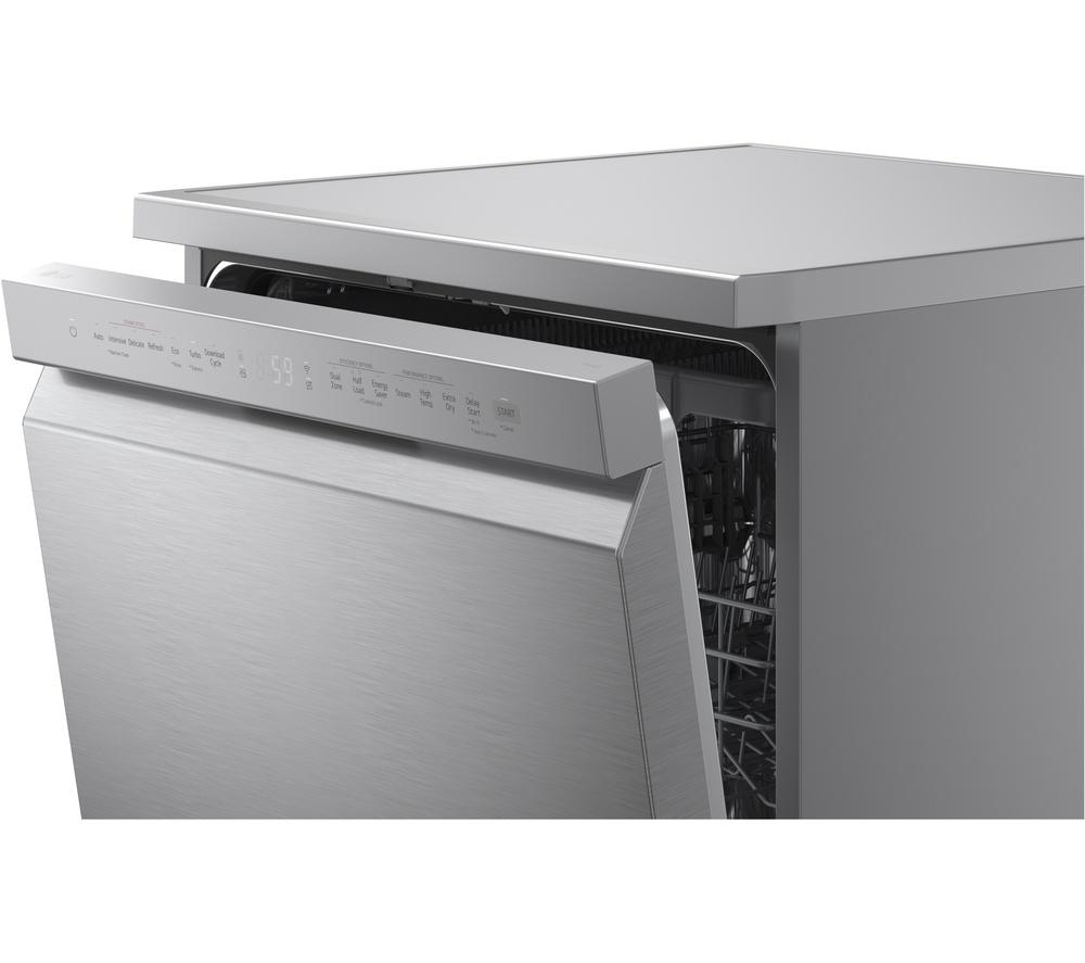 LG Series 5 QuadWash DF273FVS Full-Size WiFi-enabled Dishwasher - Silver