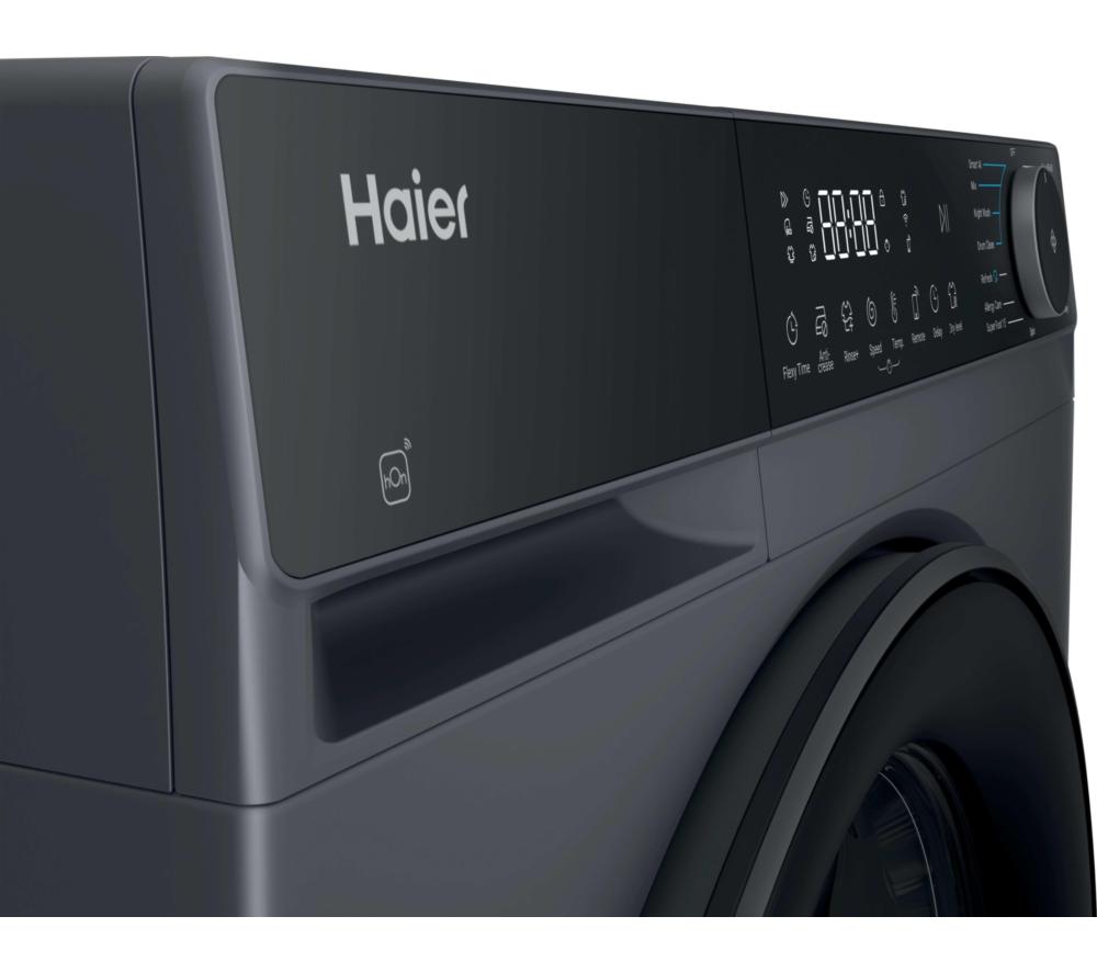 HAIER Serie X 5 HWD90BP14357GTUK Lavadora secadora de 9 kg con WiFi - Grafito