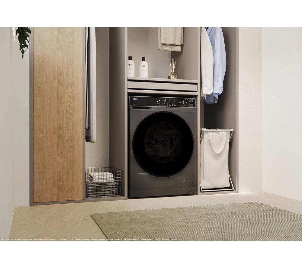 Lavadora secadora HAIER X Series 5 HWD120BP14357GUK de 12 kg con WiFi - Grafito