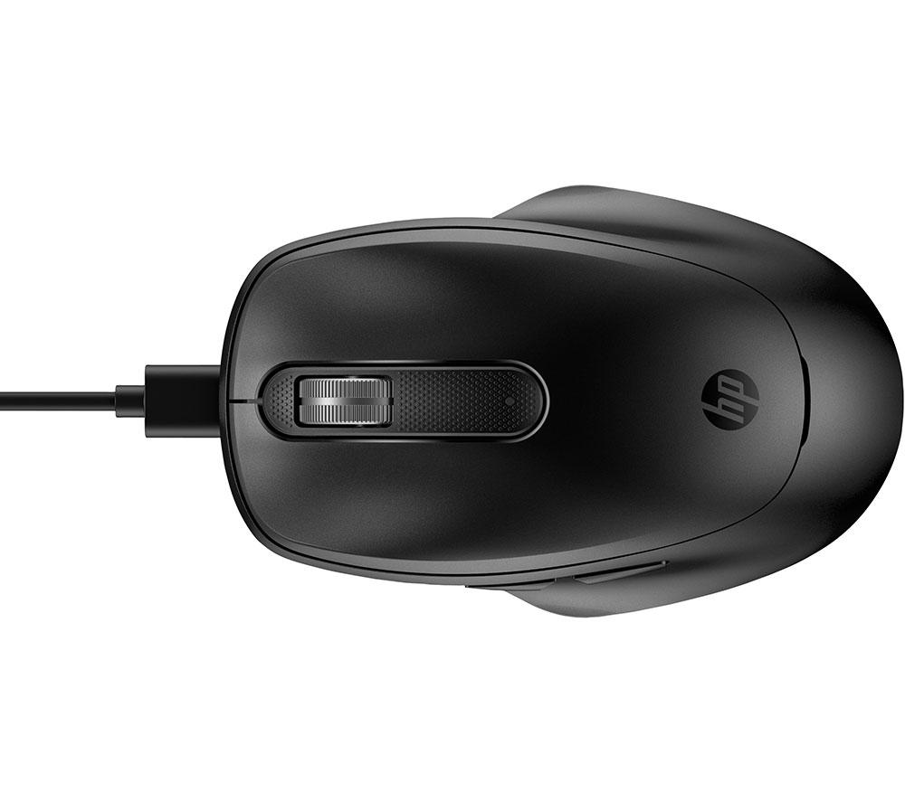 Ratón óptico inalámbrico recargable ultrarrápido HP 510 - Negro