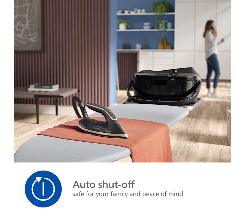 PHILIPS PerfectCare 8000 Series PSG8300/80 Steam Generator Iron - Black & Gold