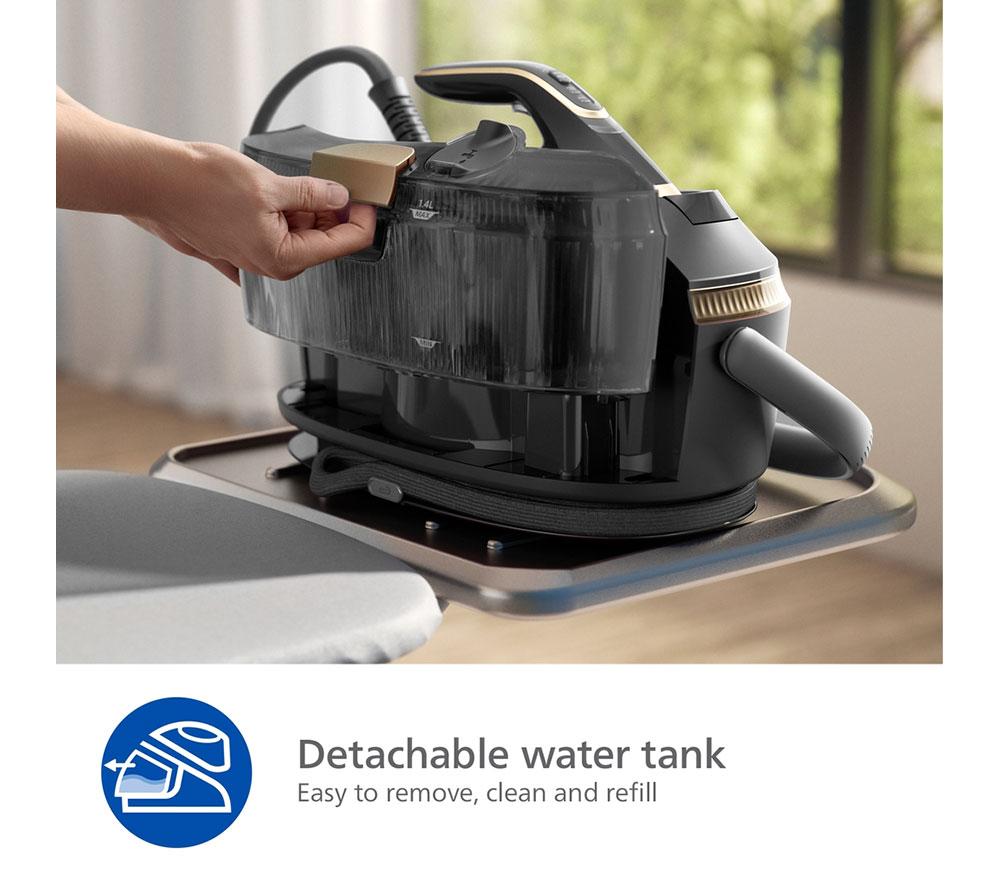PHILIPS PerfectCare 8000 Series PSG8300/80 Steam Generator Iron - Black & Gold