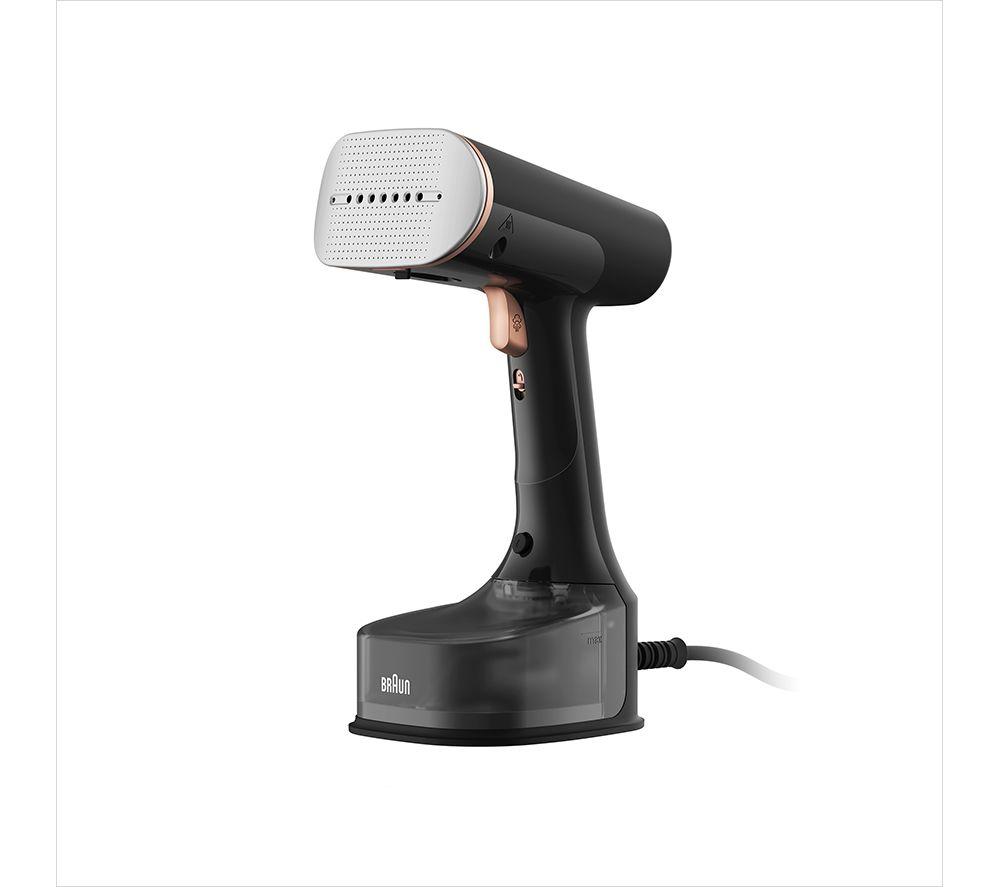 BRAUN Quickstyle 7 GS7077 Clothes Steamer - Black & Gold