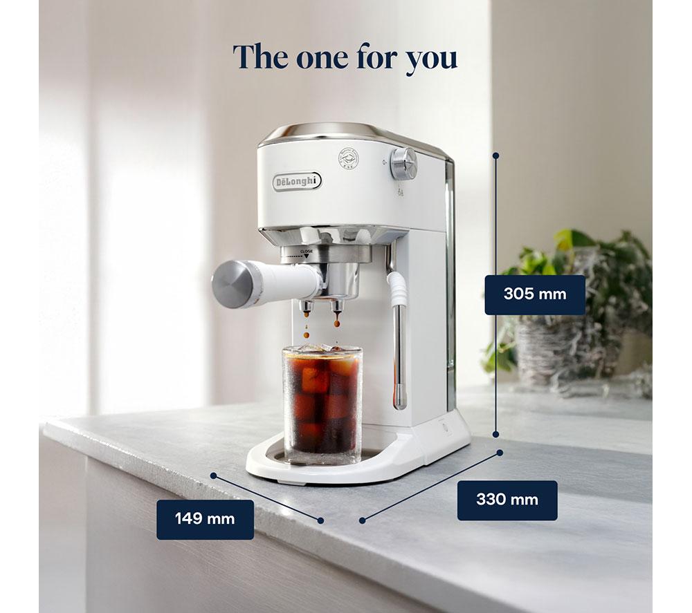 Cafetera DELONGHI Dedica Duo EC890.W - Blanca