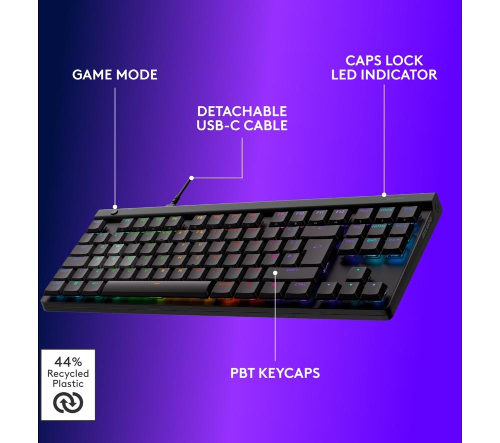 LOGITECH G515 Rapid TKL Gaming Keyboard - Black
