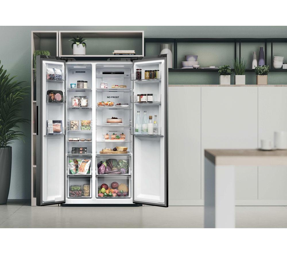 HOOVER H-FRIDGE 700 Maxi HONSQ2T918EXK Frigorífico americano - Plateado