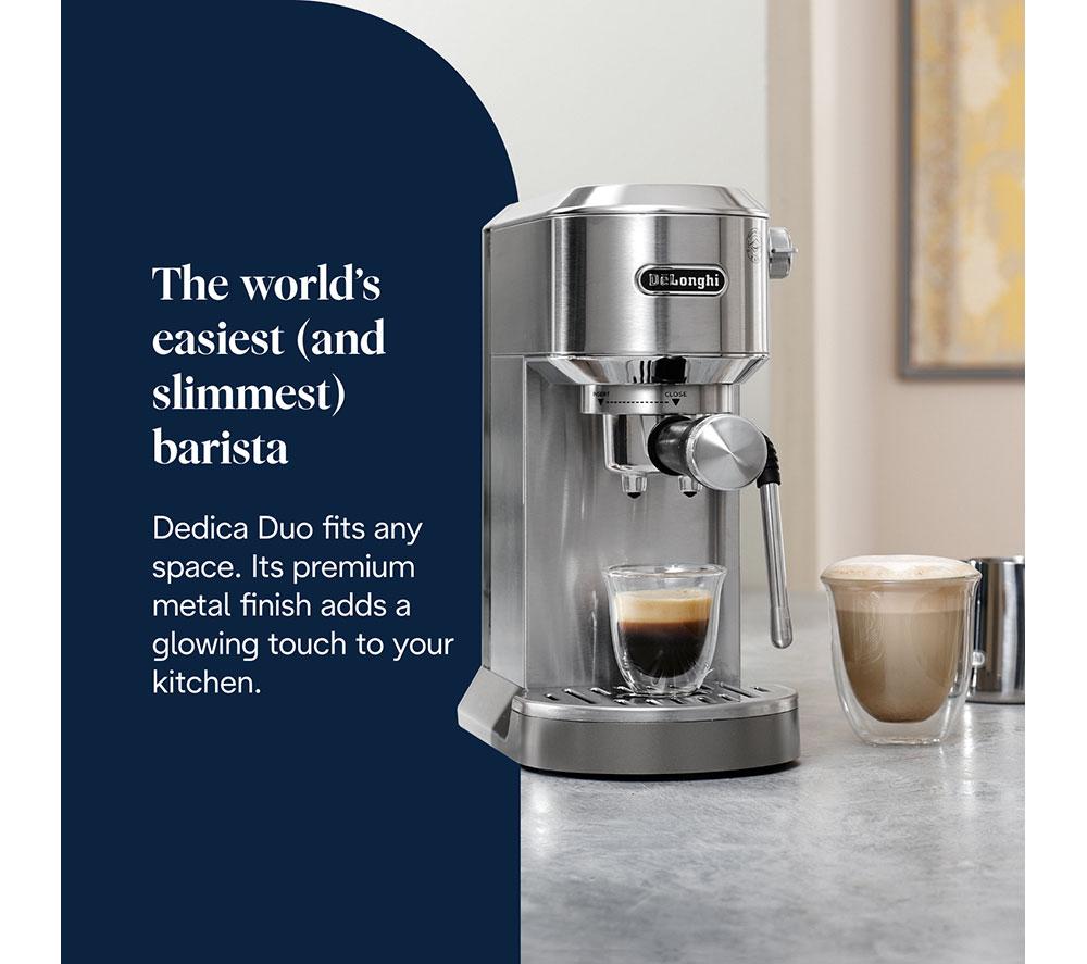 Cafetera DELONGHI Dedica Duo EC890.M - Metal