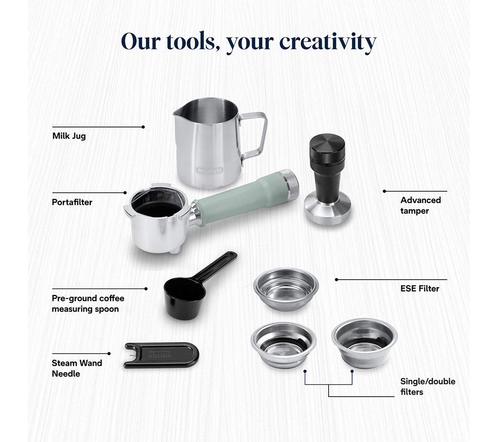 DELONGHI Dedica Duo EC890.GR Kaffeemaschine - Grün