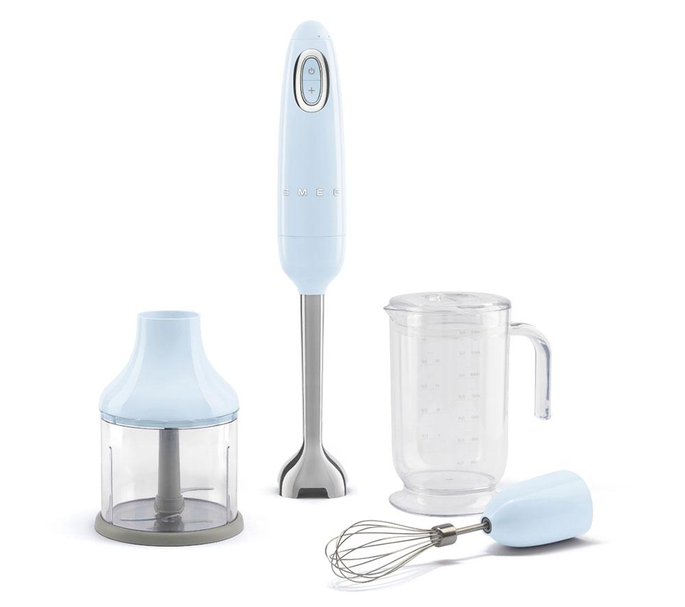 SMEG HBF03PBUK Hand Blender with Accessories - Pastel Blue