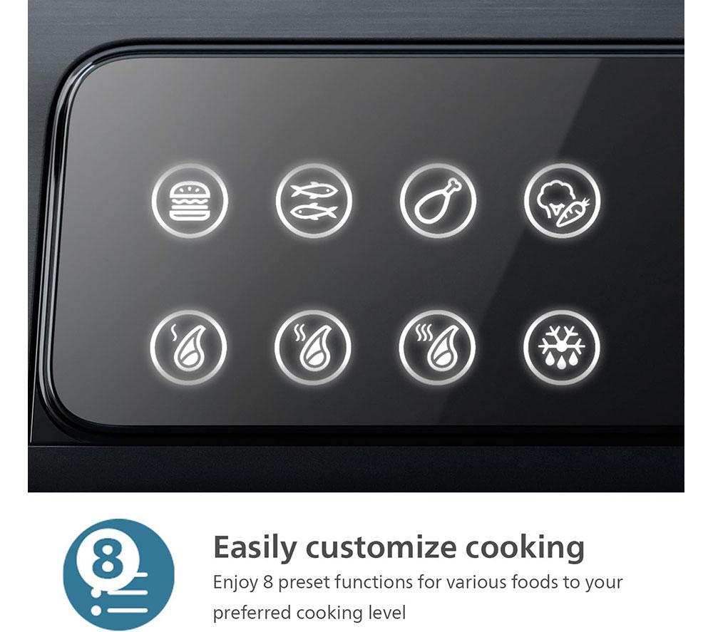 PHILIPS 7000 Series HD6307/70 Contact Grill - Black