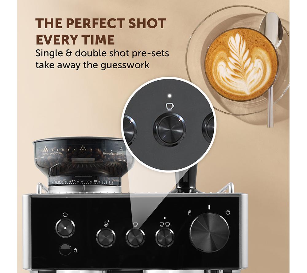 Cafetera BREVILLE Barista Classic VCF186 automática - Acero inoxidable