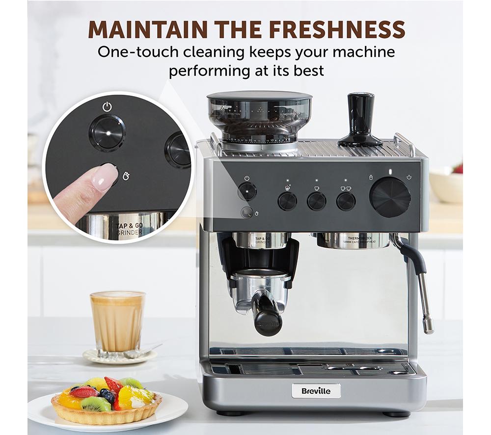 Cafetera BREVILLE Barista Classic VCF186 automática - Acero inoxidable