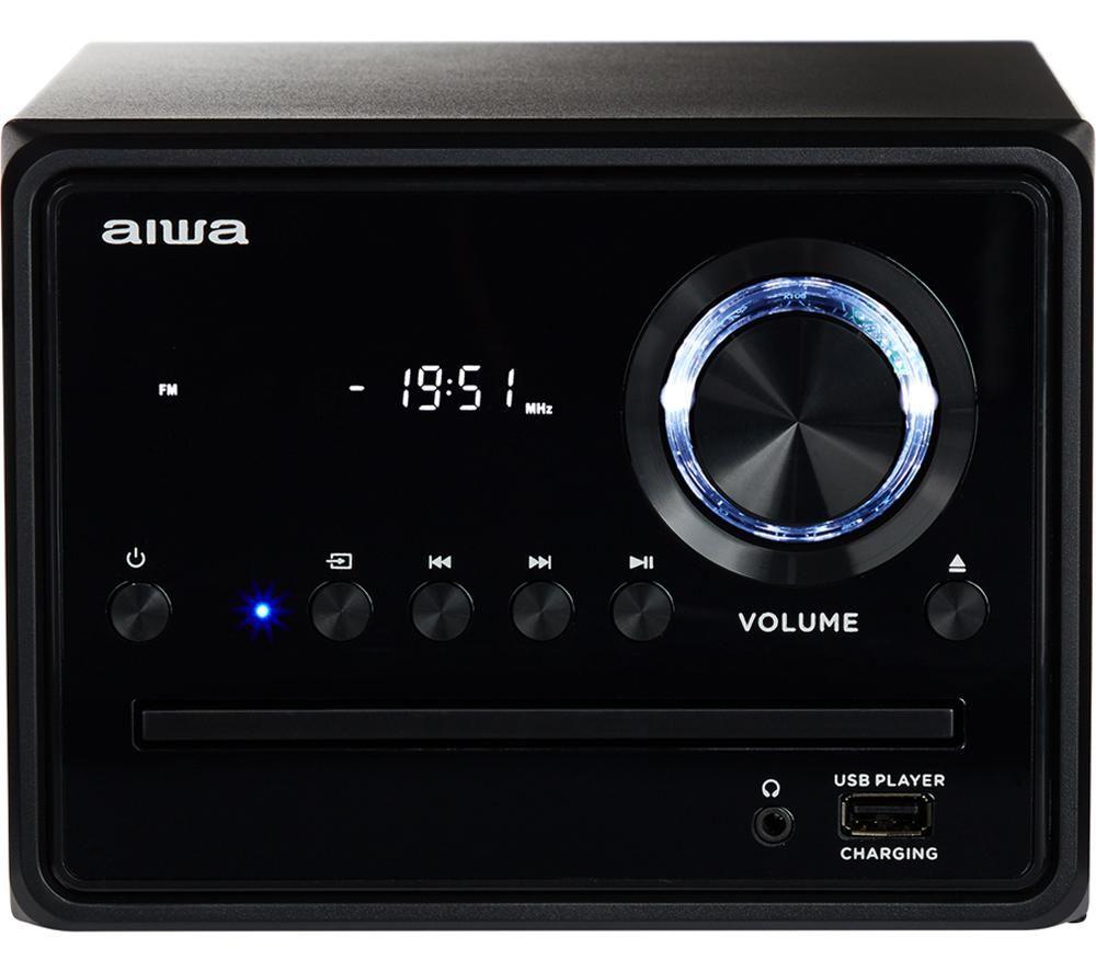 Sistema Micro Hi-Fi Bluetooth AIWA MSBTU-300 - Negro