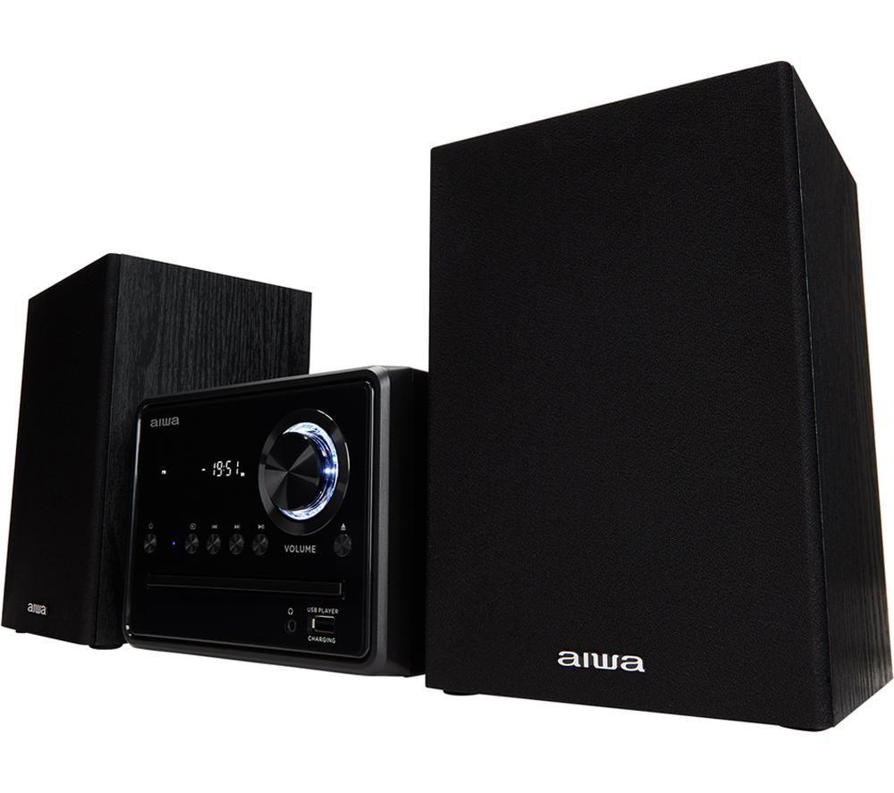Sistema Micro Hi-Fi Bluetooth AIWA MSBTU-300 - Negro