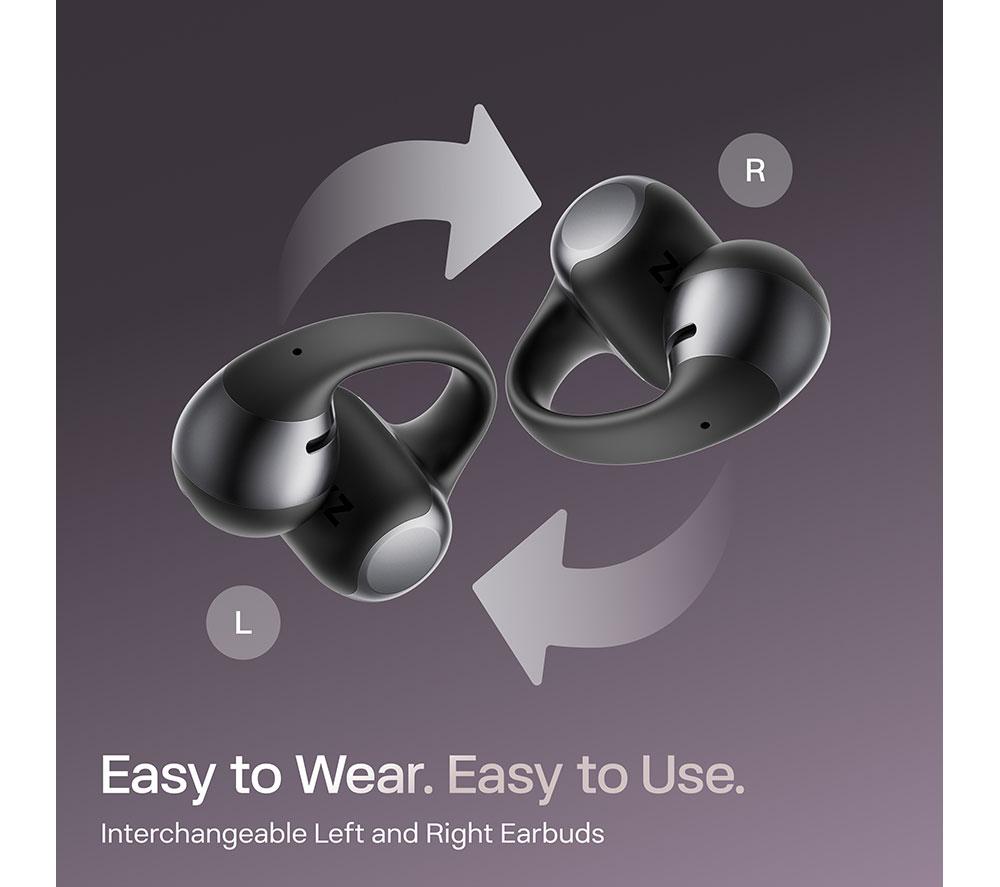 SHOKZ OpenDots ONE Wireless Bluetooth Earbuds - Black