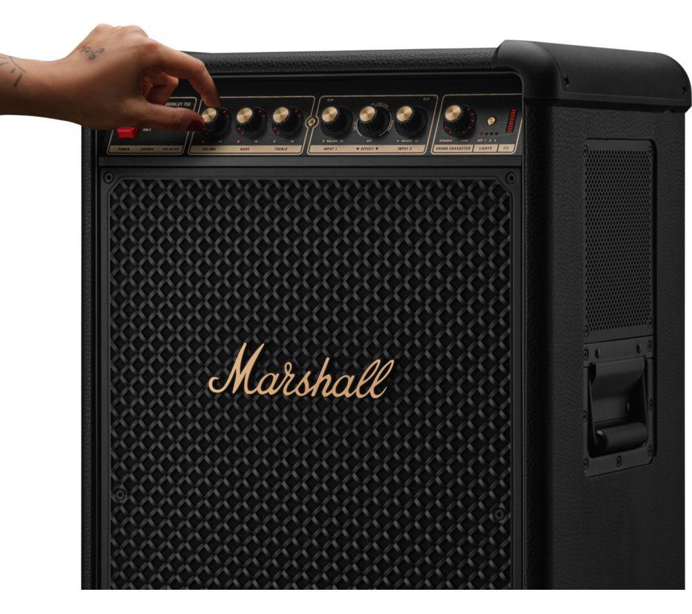 MARSHALL Bromley 750 Bluetooth Megasound Party Speaker - Black & Brass