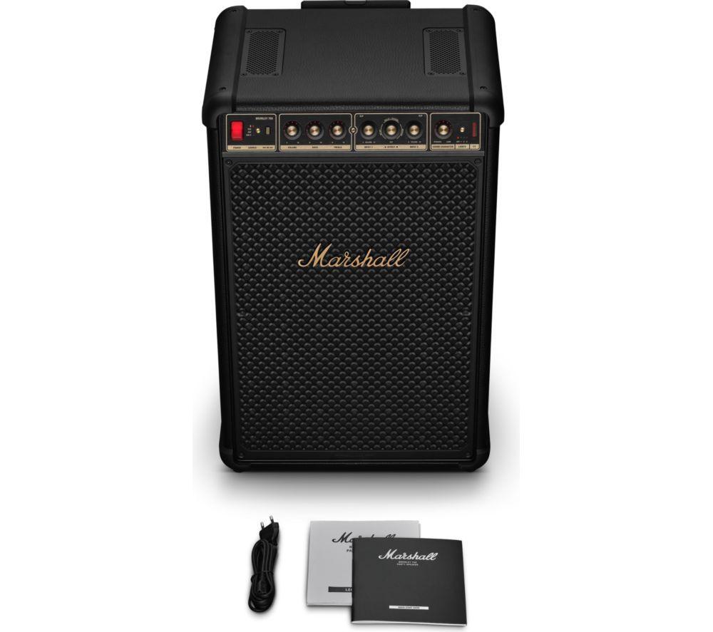 MARSHALL Bromley 750 Bluetooth Megasound Party Speaker - Black & Brass