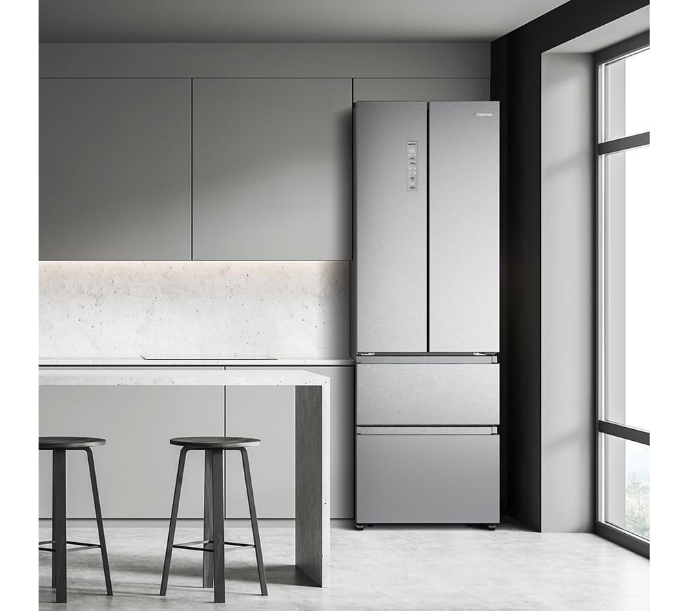 Frigorífico Combi HISENSE PureFlat RF632N4AIE1 - Acero Inoxidable