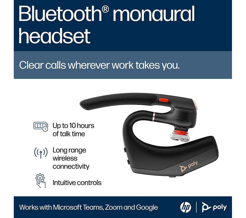 HP POLY Voyager Legend 50-M Bluetooth Headset - Black