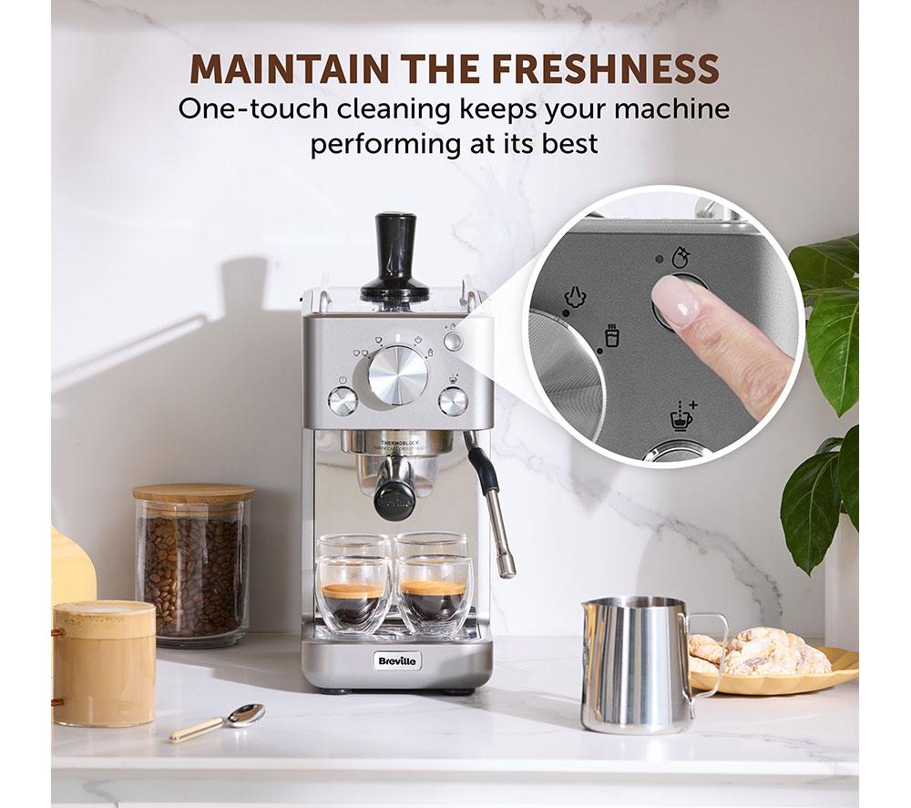 BREVILLE Barista Slimline VCF185 Espressomaschine - Edelstahl