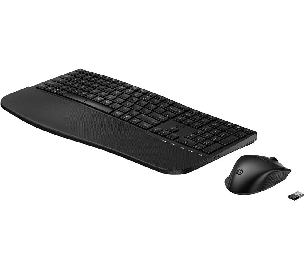 HP 680 Comfort Dual-Mode Wireless Keyboard & Mouse Set - Black