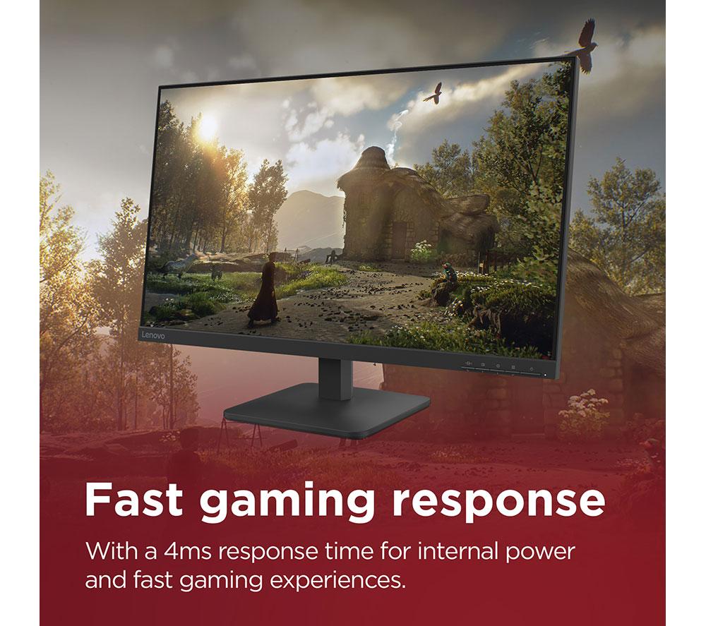 LENOVO L27-4e Full HD 27" IPS Monitor - Raven Black