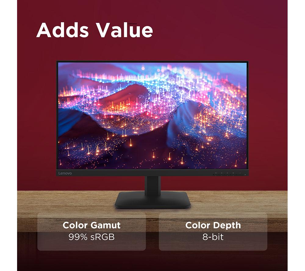 LENOVO L27-4e Full HD 27" IPS Monitor - Raven Black