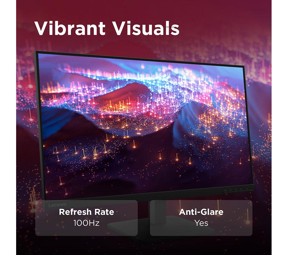 LENOVO L27-4e Full HD 27" IPS Monitor - Raven Black