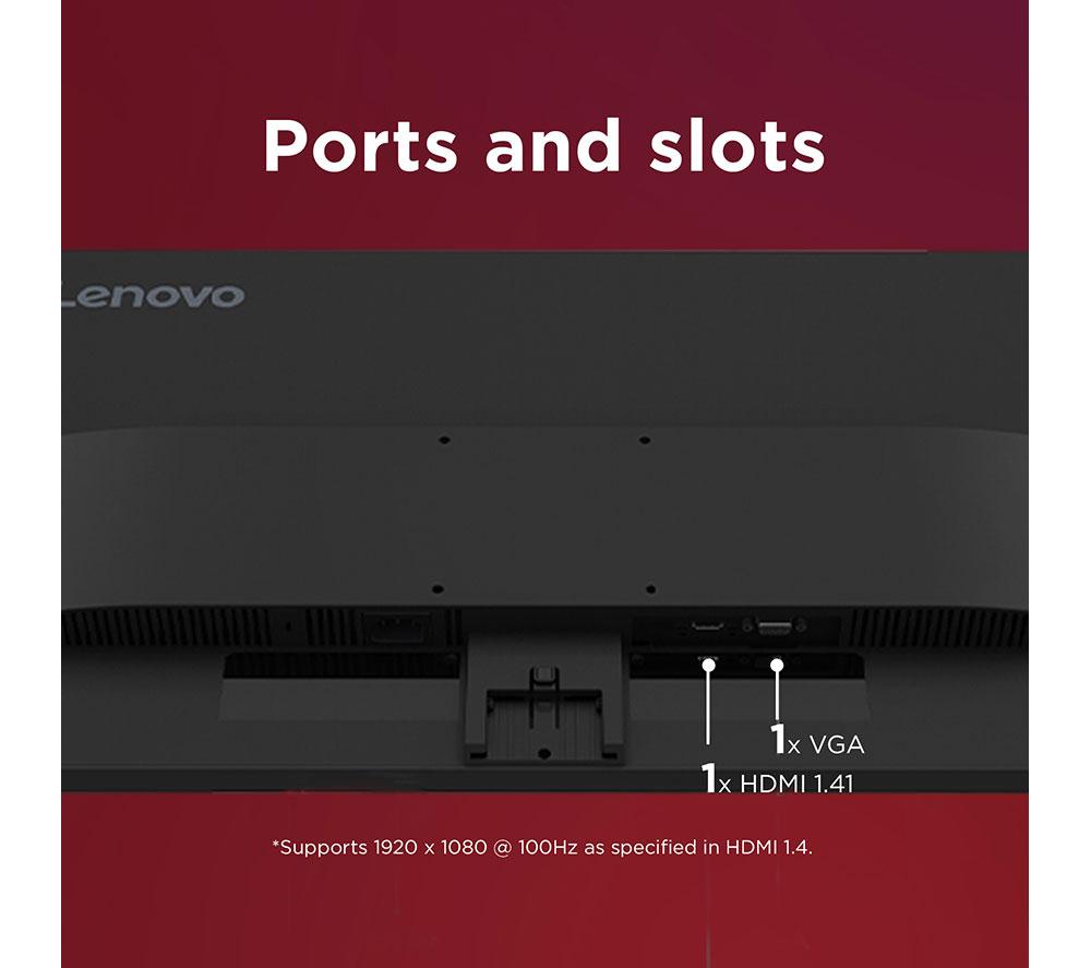 LENOVO L27-4e Full HD 27" IPS Monitor - Raven Black