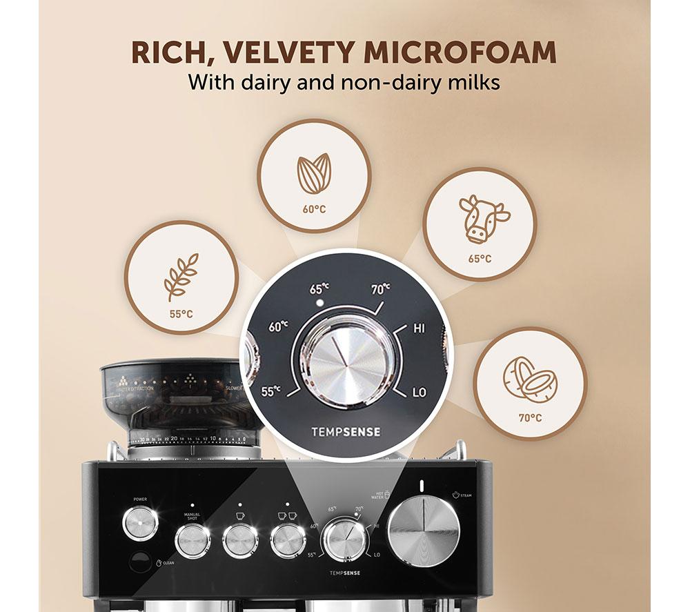 BREVILLE Barista Sense VCF187 Kaffeevollautomat – Edelstahl