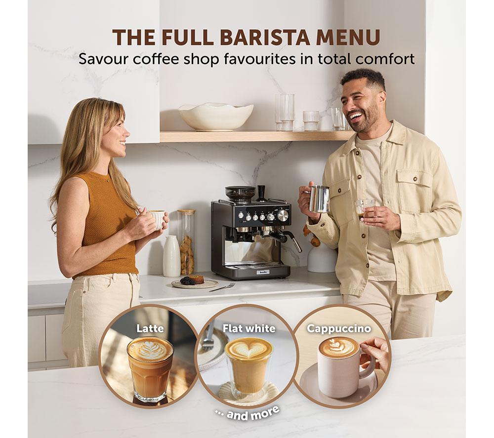 BREVILLE Barista Sense VCF187 Kaffeevollautomat – Edelstahl