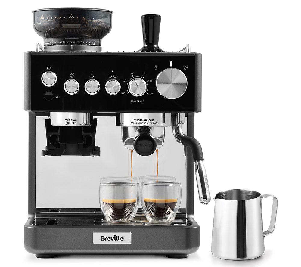 BREVILLE Barista Sense VCF187 Bean to Cup Coffee Machine - Stainless Steel