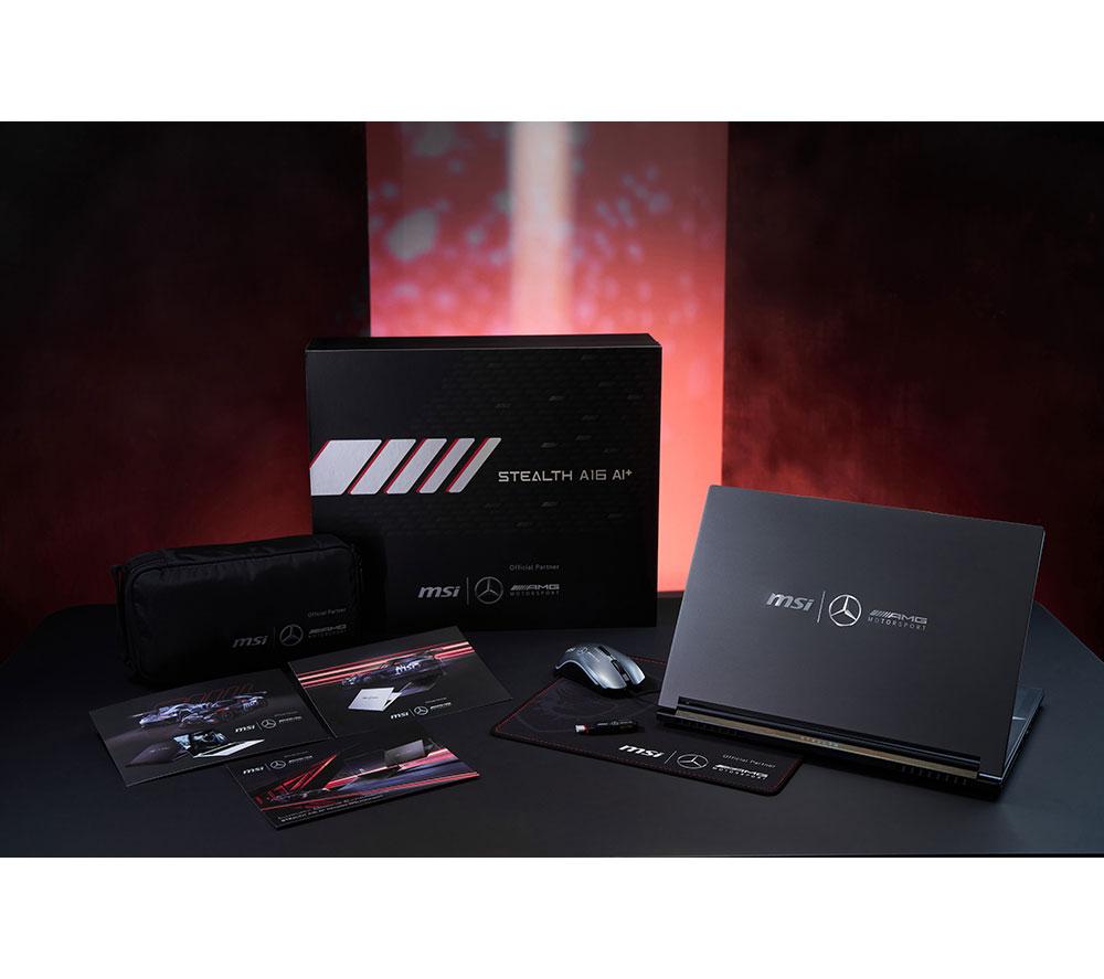 MSI Stealth A16 Mercedes AMG AI+ 16" Gaming Laptop - AMD Ryzen AI 9, RTX 5070, 2 TB SSD