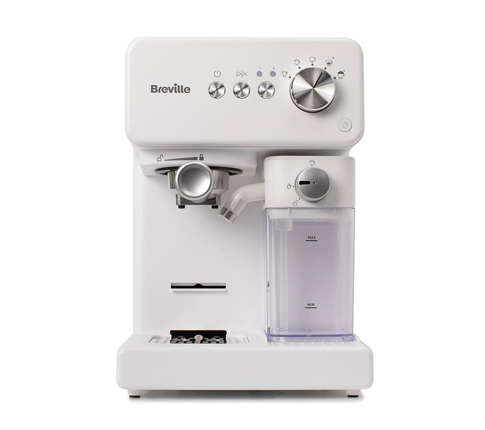BREVILLE Prima Latte VCF190 Kaffeemaschine - Weiß