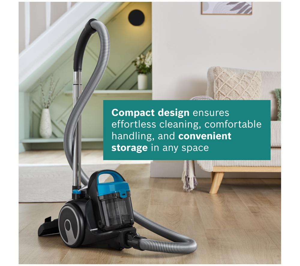 BOSCH Series 2 BGS05BU2GB Cylinder Bagless Vacuum Cleaner - Turquoise