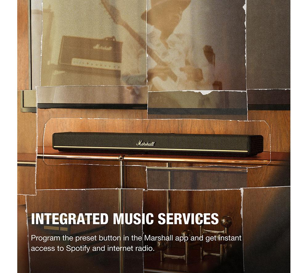 MARSHALL Heston 60 5.1 All-in-One Sound Bar - Black