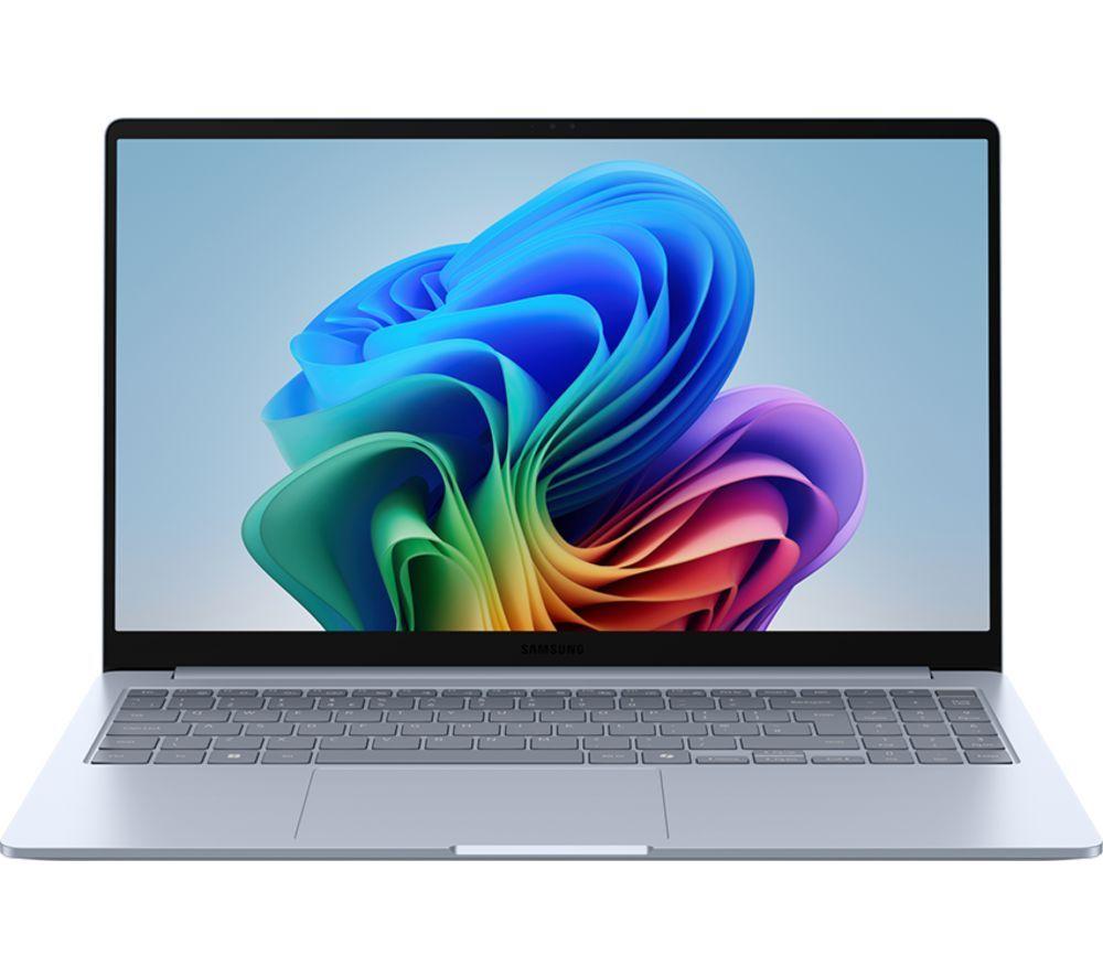 Portátil SAMSUNG Galaxy Book4 Edge de 15.6", PC Copilot+ - Snapdragon X, 256 GB UFS, Azul Zafiro