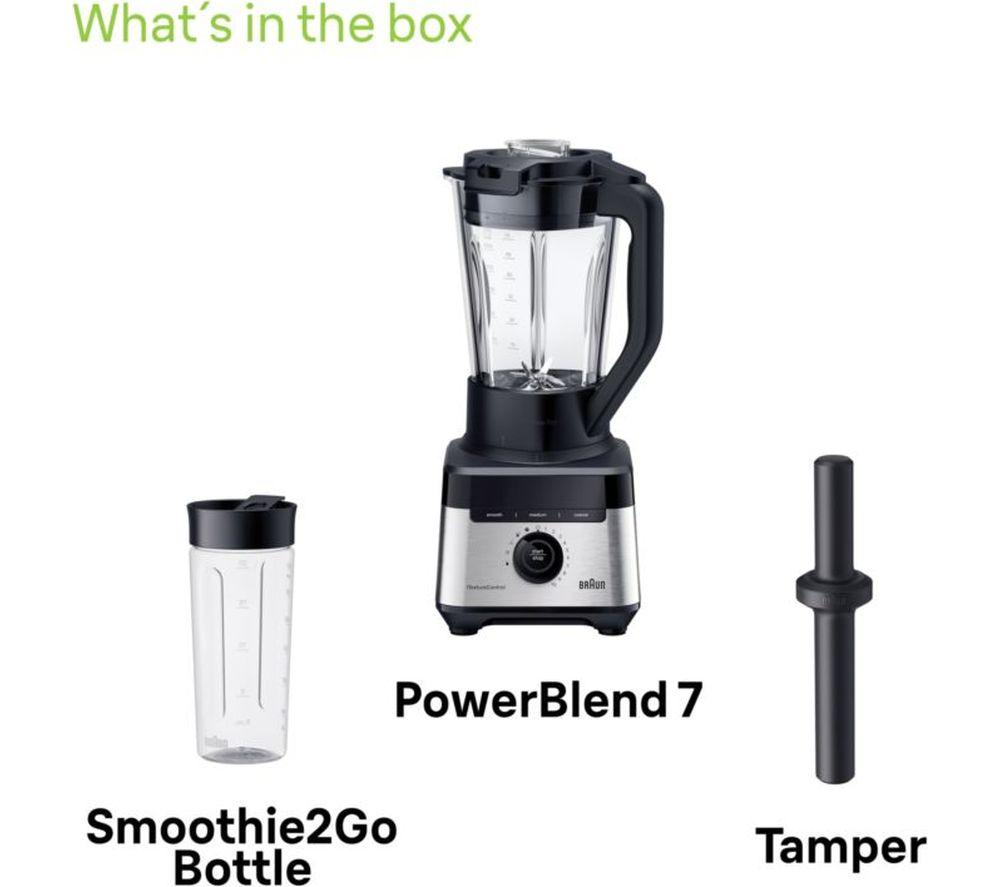 BRAUN JB7551BK Powerblend 7 Jug Blender - Black